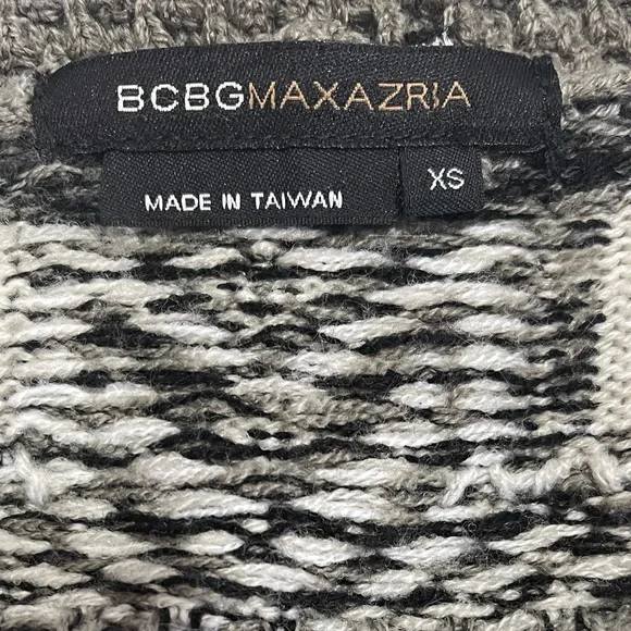 BCBG MaxAzria Grey Western Open Front Vest Size XS - Picture 4 of 6